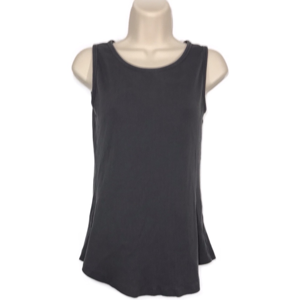 Universal Standard Grey Ribbed Loire Tank XXS 6/8